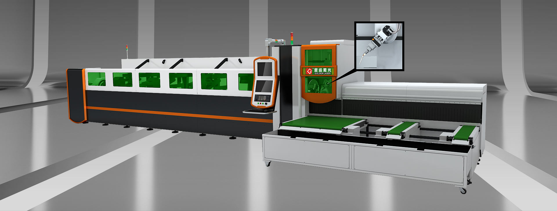 Máquina de corte P2060A-3D do tubo do laser de 5 eixos 3D/P3080A-3D