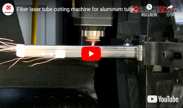 Máquina de corte de tubo de laser de fibra para processamento de tubo de alumínio