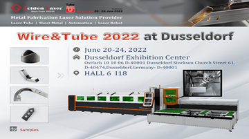Laser de ouro Vai Participar Wire & Tubo 2022 em Düsseldorf em Junho