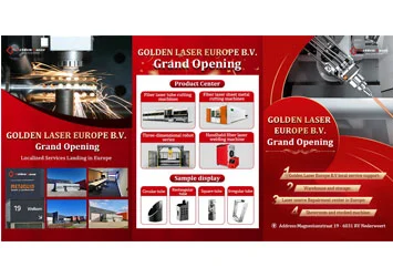Bem-vindo à filial holandesa da Golden Laser Europe B.V.