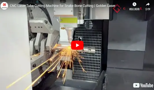 Máquina de corte de tubo laser CNC para corte de osso de cobra